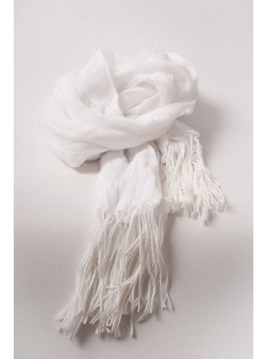 Шарф Шарф №19F004_Молочный