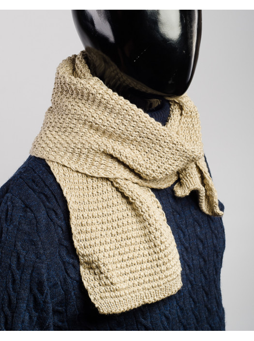 Шарф Шарф №87F001_Светло-бежевый