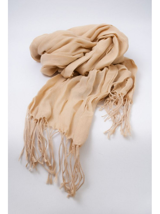 Шарф Шарф №19F004_Бежевый