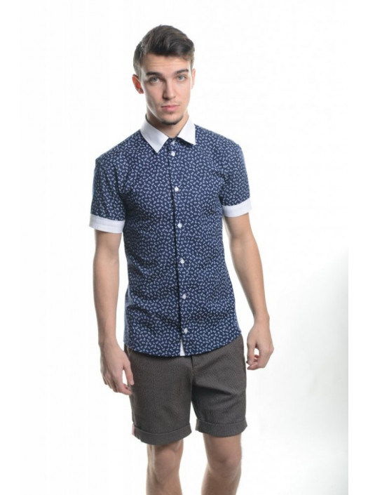 Шорты Шорты 1306_Полоска коричневая