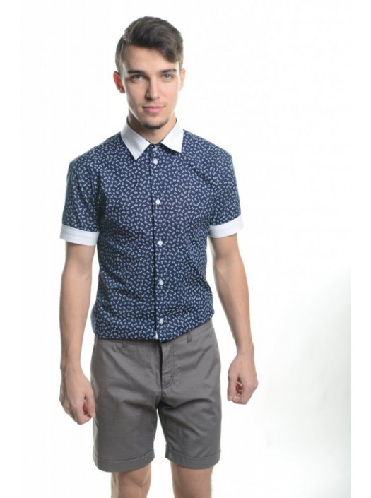 Шорты Шорты 1304/1_Серо-коричневый