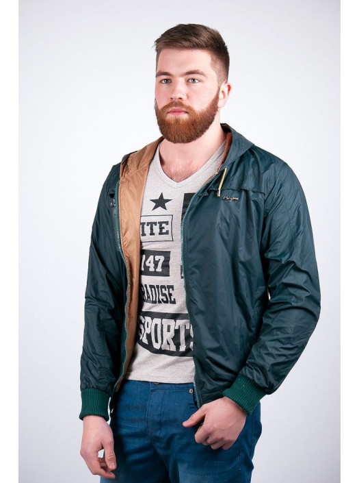 Ветровка Ветровка №57E089_Зелено-бежевый